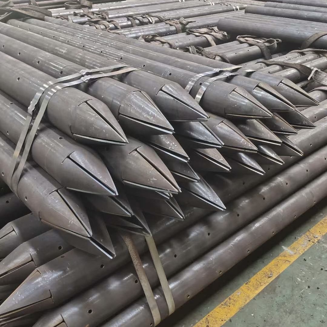 漳州漳州108钢花管非标打孔车丝锁尖防腐